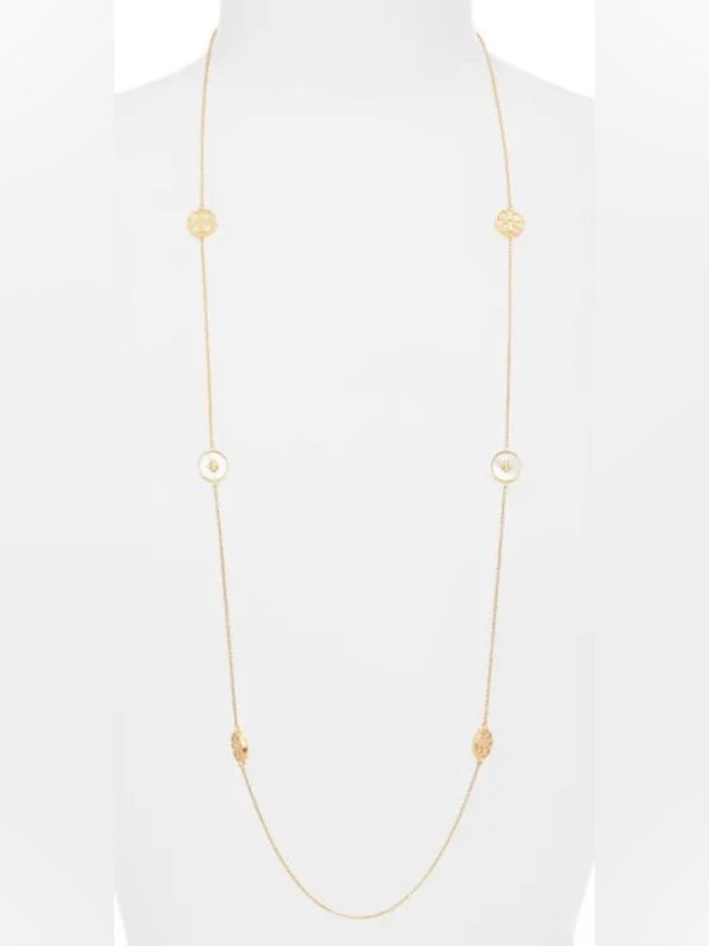 Tory Burch Kira Semi-Precious Long Necklace - NWT